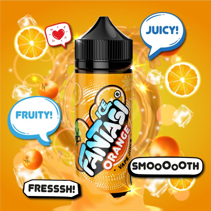 Fantasi Orange 70/30 Vape Juice | Free UK Shipping Over 20